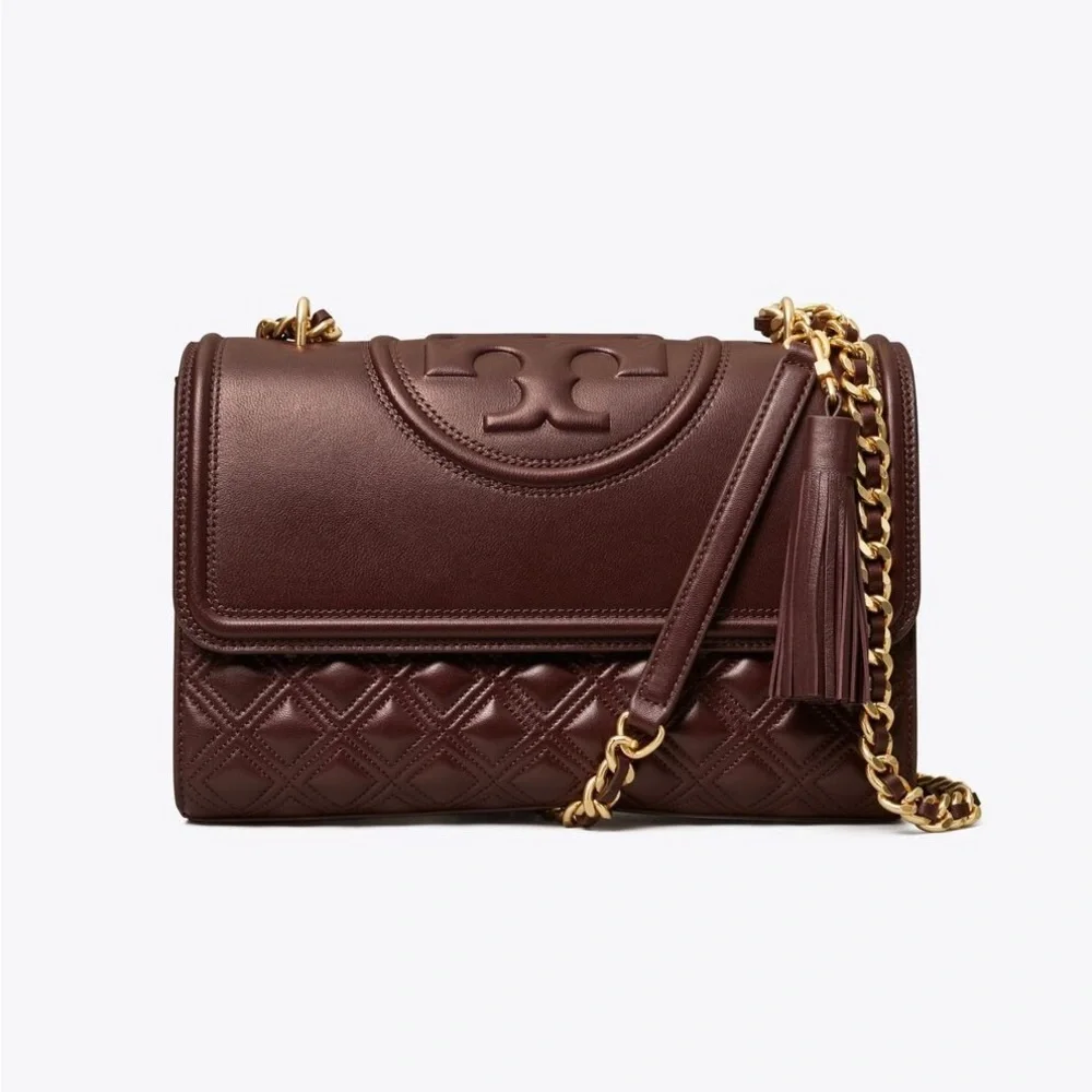 Tory Burch Burgundy Crossbody Bag